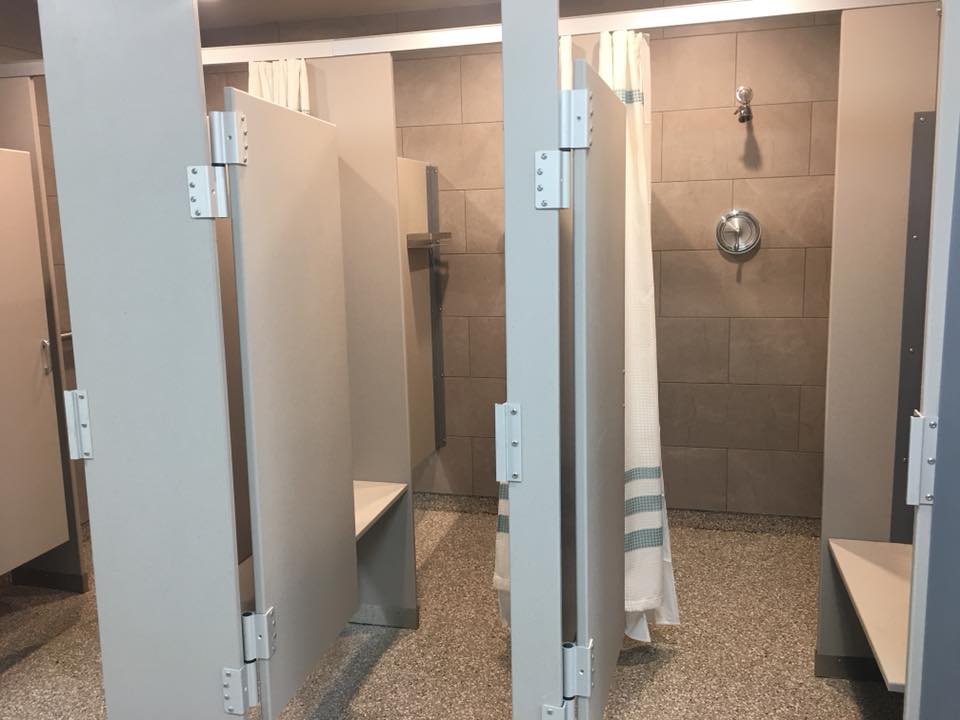 new showers